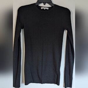 Tibi feather weight ribbed crewneck sweater NWOT small